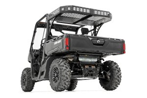 Can-Am Defender DPS HD10 Cargo Rack - Rough Country - Heavy-duty Steel, Corrosion-resistant, Powder-coated - '16-'18 Can-Am Defender DPS HD10 Cargo Rack - Rough Country - Heavy-duty Steel, Corrosion-resistant, Powder-coated - '16-'18
